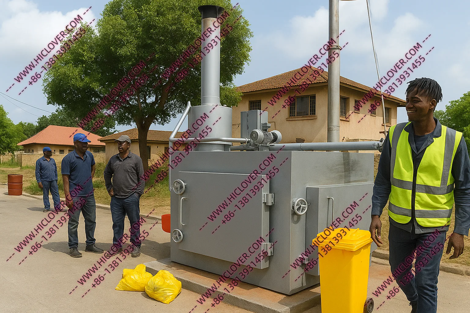 Efficient Fixed Incineration Systems for Agricultural Demonstration Zones